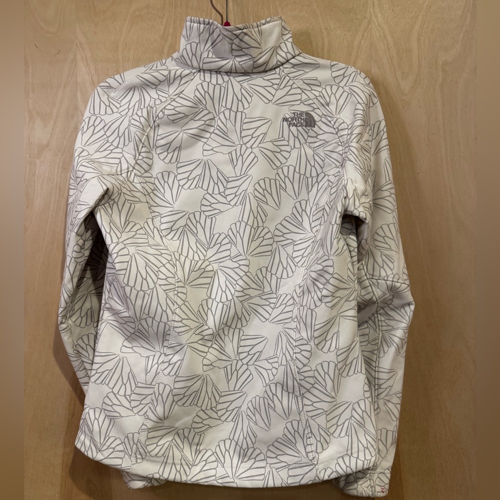 The North Face Leaf Pattern Jacket in White and Gray - Picture 2 of 6